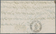 11324 Ägypten: 1866, Folded Letter Bearing A Pair Of 20 Pa Blue, Sent With Cds "CAIRO 4 FEB 66" To Suez Wi - 1915-1921 Protectorat Britannique