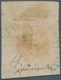 11326 Ägypten: 1866 First Issue 2pi. Yellow-orange Used BISECTED At Alexandria, Tied By "POSTE VICE REALI. - 1915-1921 Britischer Schutzstaat