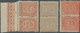 11341 Ägypten: 1872-75 Third Issue Vertical Tête-bêche Pairs Of 5pa., 10pa. And 1pi. From 2nd Printing, Al - 1915-1921 Britischer Schutzstaat