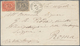 11357 Ägypten: 1877 Cover From Cairo To Rome Via Alexandria And "Via Napoli" (endorsed In M/s), Franked 3r - 1915-1921 Britischer Schutzstaat