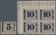 11359 Ägypten: 1879 Provisionals 5pa. On 2½pi. (single, Perf 12½ X 13½, Sheet Pos. 1) And 10pa. On 2½pi. ( - 1915-1921 Britischer Schutzstaat