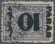 11367 Ägypten: 1879 Provisionals 10pa. On 2½pi. Violet, Perf 12½ X 13½, With "INVERTED SURCHARGE", Postall - 1915-1921 Britischer Schutzstaat