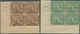 11370 Ägypten: 1879/1884, Pyramides Four Different Values Incl. 5pa. Brown, 10pa. Green, 20pa. Bright Rose - 1915-1921 British Protectorate