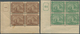 11370 Ägypten: 1879/1884, Pyramides Four Different Values Incl. 5pa. Brown, 10pa. Green, 20pa. Bright Rose - 1915-1921 Britischer Schutzstaat