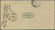11373 Ägypten: 1891 Cover From Cairo To Persia Franked By 1pia. Ultramarine Tied By '25.XI.91' Bilingual C - 1915-1921 Britischer Schutzstaat