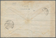 11375 Ägypten: 1892, PS Envelope 2pia. Orange Used From Ariche To Alexandria, Cancelled With "ARICHE/19 XI - 1915-1921 Britischer Schutzstaat