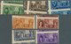 11453 Ägypten: 1946 Arab League Congress Complete Set Royal Misperforated, Mint Never Hinged, Fine. Only 1 - 1915-1921 Protectorat Britannique