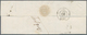 11539 Algerien: 1850, France 25 C Blue Ceres, 3 Margins, Left Side Even Touched, Tied By Numeral Cancel "3 - Algérie (1962-...)