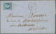 11542 Algerien: 1862, France 20 C Blue Napoleon, Tied By Numeral Cancel "5051" (gros Chiffres), Single Fra - Algérie (1962-...)