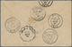 11543 Algerien: 1880. Stampless Envelope To French Army Officer Cancelled By Teniet-EI-Haad Double Ring Ch - Algerien (1962-...)