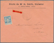 11544 Algerien: 1893, 15 C. Blue Allegory Used On Cover With Date Cancellation "AIN-EL-ARBA/ORAN" Send To - Algerien (1962-...)