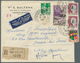 11574 Algerien: 1962. Registered Airmail Letter From "Constantine Les Ecoles 8.10.62" To "Juan Les Pins" B - Algerien (1962-...)