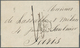 11584 Argentinien - Vorphilatelie: 1866, Complete Folded Letter Cover From Buenos Aires, On The Frontside - Vorphilatelie