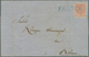 11590 Argentinien: 1862 5c. Rose, With Accent, Used On Entire Letter From Santa Fe To Rosario, Tied By Sup - Sonstige & Ohne Zuordnung