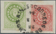 11602A Argentinien: 1862, 10c. Green (without Accent) And 5c. Red, (narrow "C"), Both Fresh Colours, Full T - Autres & Non Classés