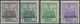 11621 Argentinien: 1930, ½ C To 25 C And 1 P To 50 P "Revolution 6.9.1930" Totally 17 Different Values Wit - Autres & Non Classés