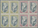 11625 Argentinien: 1944, Four Different Values Of 5 C "Earthquake Victims Of San Juan" All In Superb Block - Other & Unclassified