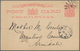 11642 Neusüdwales: 1899 (14.1.), Coat Of Arms 1d. Red Pictorial Stat. Postcard With Picture On Reverse 'Ir - Storia Postale