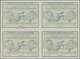 11647 Queensland: Design 1906 International Reply Coupon As Block Of Four 3 D Queensland. This Block Of In - Lettres & Documents