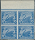 11680 Westaustralien: 1901, 2½d Blue, Wmk 18, Marginal Imperforate Block Of 4, Brilliant Unmounted O.G. - Lettres & Documents