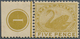 11681 Westaustralien: 1905, Black Swan 5d. Bistre With Wmk. V Over Crown Perf. 12½ X 12 From Left Margin W - Lettres & Documents