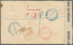 11684 Australien: 1914, Roos 4 D. Horizontal Pair Tied "WONDAI 12 DE. 14" To Registered Censored Cover To - Sonstige & Ohne Zuordnung