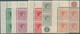 Delcampe - 11702 Bahamas: 1938/1940, KGVI Definitives 12 Different Stamps Mostly In Corner Blocks Of Four Or Six (2½d - 1963-1973 Interne Autonomie