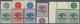 11703 Bahamas: 1942, 450th Anniv. Of Landing Of Columbus Optd. KGVI Definitives Eight Different Stamps All - 1963-1973 Autonomie Interne