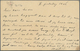 11709 Belgisch-Kongo - Kongo-Staat: 1907, LADO ENCLAVE, 15 C Orange Postal Stationery Card With Red Pen-ca - Autres & Non Classés