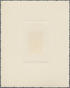 11721 Belgisch-Kongo: 1947, Kabela Figure 3,50 Fr. As Artist Proof On Card, Without Gum, Fine - Autres & Non Classés