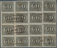 11746 Brasilien: 1850, Verticais, 60r. Black, Block Of 16, Fresh Colur And Full Margins, Neatly Cancelled, - Sonstige & Ohne Zuordnung