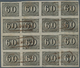 11746 Brasilien: 1850, Verticais, 60r. Black, Block Of 16, Fresh Colur And Full Margins, Neatly Cancelled, - Autres & Non Classés