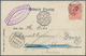 Delcampe - 11757 Brasilien: 1898/1900, Trio Of Postcards With Maritime Daters: 100 R Carmine/black On Ppc From Rio De - Sonstige & Ohne Zuordnung