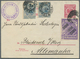 11760 Brasilien: 1899, Two "German Reichspost" Letter-cards (part 1+2)both With Double Franking Germany 10 - Altri & Non Classificati