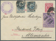 11760 Brasilien: 1899, Two "German Reichspost" Letter-cards (part 1+2)both With Double Franking Germany 10 - Autres & Non Classés