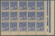 11768 Brasilien: 1929, 500 Rs Ultramarine, Wm "I", Block Of 15 From The Lower Right Corner Of The Sheet, U - Altri & Non Classificati