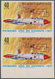 11777 Brasilien: 1971, 40c. Xavante First Flight, Imperforate Bottom Marginal Vertical Pair, Unmounted Min - Sonstige & Ohne Zuordnung