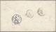 11782 Brasilien - Ganzsachen: 1867, Stationery Envelope 200 R Black With Watermark, Uprated 4x 100 R Red, - Ganzsachen