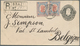 11783 Brasilien - Ganzsachen: 1892, Stationery Envelope 200 R. Uprated 100 R. (2) Tied "CONCEIO DO CASCA 5 - Ganzsachen