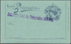 11787 Brasilien - Ganzsachen: 1918, 300 Reis Grey-violet On Blue Pneumatic Stationery Letter-card, Violet - Ganzsachen