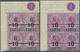 11794 Britisch-Honduras: 1891, QV Definitives 5c. On 3c. On 3d. Red-brown And 6c. On 10c. On 4d. Mauve (re - Britisch-Honduras (...-1970)