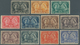 11827 Canada: 1897, Jubilee Issue ½c. Black To 50c. Ultramarine Simplified Set Of 11 Different Values, Min - Sonstige & Ohne Zuordnung