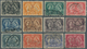 11828 Canada: 1897, Jubilee Issue Complete Simplified Set Of 16 Values ½c. Black To $5 Olive-green Used Wi - Sonstige & Ohne Zuordnung