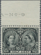 11834 Canada: 1897, QV ½ Cent Black "60 Years Reign Jubilee" With Upper Margin And Plate-No 9, Mint Never - Sonstige & Ohne Zuordnung