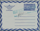 11847 Canada - Ganzsachen: 1950 (ca.), Three Aerogrammes 10c. Blue 'airplane' All With Greensih Blue Hands - 1860-1899 Règne De Victoria