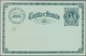 11862 Chile - Ganzsachen: 1892, Chile. Officiale Postcard (carton Color: Blue-green) Without Face Value. O - Chile