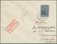 11889 Curacao: 1935, Louis Brion 1.50 G "300 Years Curacao" Single-franking On Registered Envelope Sent Fr - Curaçao, Antilles Neérlandaises, Aruba