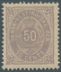 11895 Dänisch-Westindien: 1876, 50 C Greyish Violet (2nd Printing 1885), Perf. 14 : 13 1/2, VF/XF Mint Nev - Dänische Antillen (Westindien)