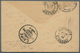 11910 Elfenbeinküste: 1898. Postal Stationery Envelope 5c Green (flap Missing) Cancelled By Jacqueville/Co - Lettres & Documents