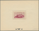 11932 Fezzan: 1946, 2fr. Fort De Sebha, Four Epreuve In Brown, Yellow-brown, Purple And Bluish Green. Maur - Briefe U. Dokumente